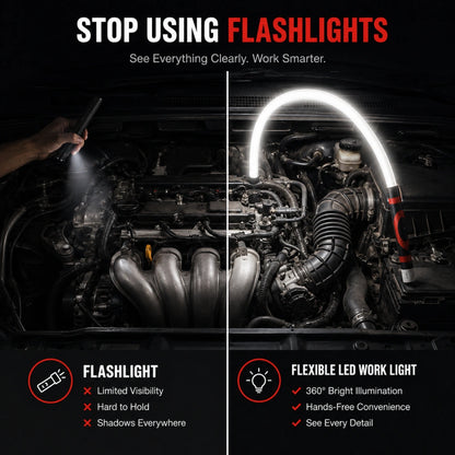 Bendable LED Flashlight Stick