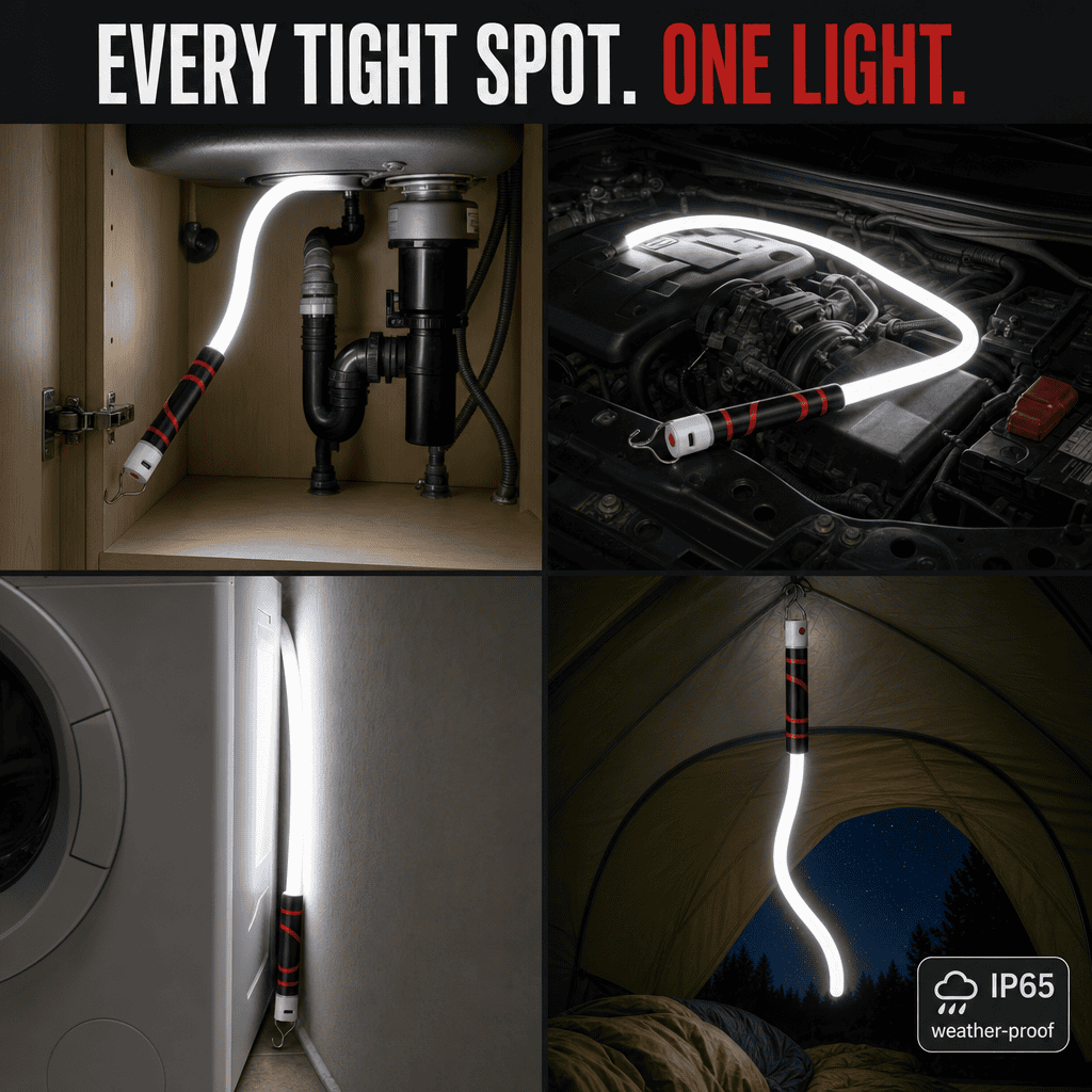 Bendable LED Flashlight Stick