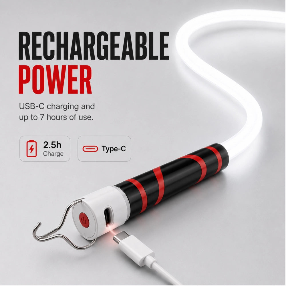 Bendable LED Flashlight Stick